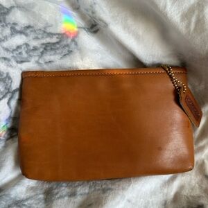 Vintage Coach Cosmetic Case Style No. 7167 British Tan.